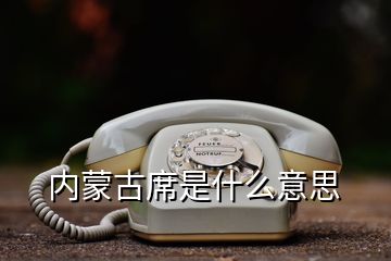 內(nèi)蒙古席是什么意思