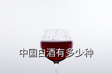 中國白酒有多少種