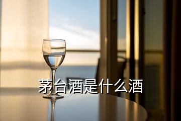 茅臺(tái)酒是什么酒