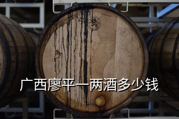 廣西廖平一兩酒多少錢(qián)