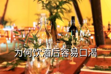 為何飲酒后容易口渴