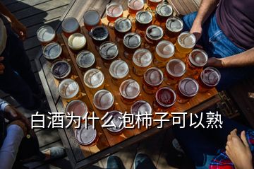 白酒為什么泡柿子可以熟