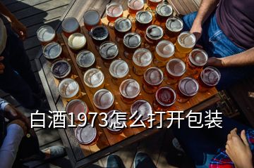 白酒1973怎么打開包裝