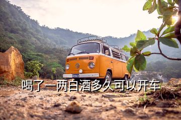 喝了一兩白酒多久可以開車