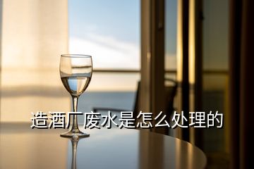 造酒廠廢水是怎么處理的