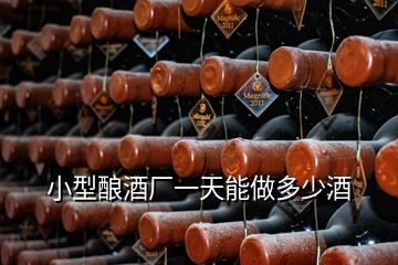 小型釀酒廠(chǎng)一天能做多少酒