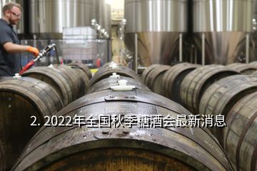 2. 2022年全國秋季糖酒會最新消息