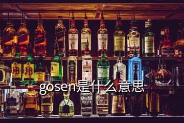 gosen是什么意思