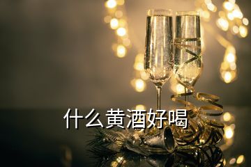 什么黃酒好喝