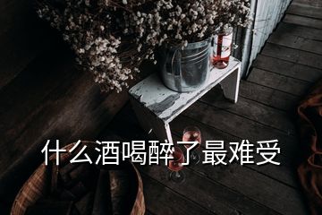 什么酒喝醉了最難受