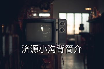 濟(jì)源小溝背簡介