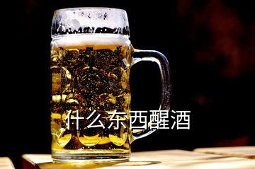 什么東西醒酒