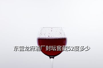 東營龍府酒廠封壇窖藏52度多少