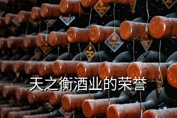 天之衡酒業(yè)的榮譽(yù)