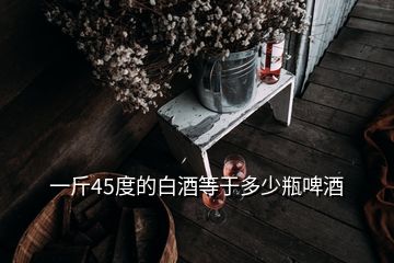 一斤45度的白酒等于多少瓶啤酒