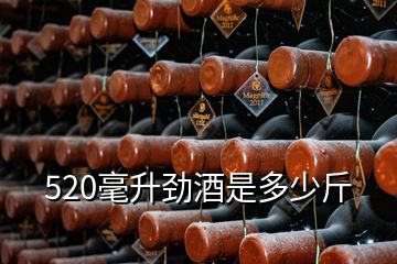 520毫升勁酒是多少斤