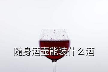 隨身酒壺能裝什么酒