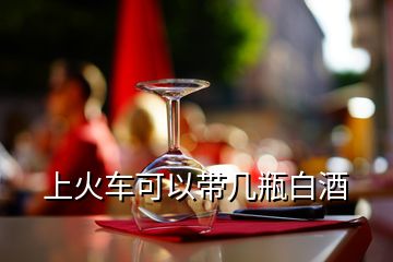 上火車可以帶幾瓶白酒