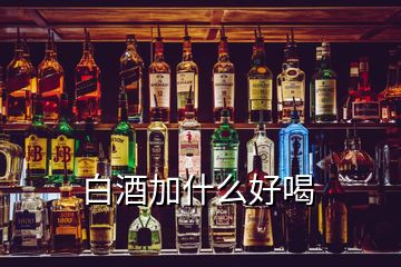 白酒加什么好喝