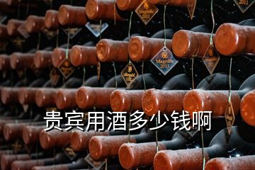 貴賓用酒多少錢啊