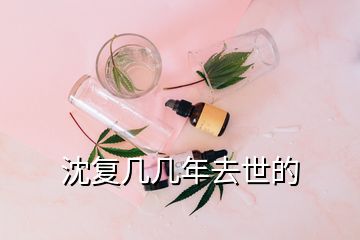 沈復幾幾年去世的