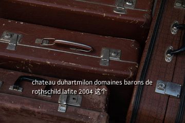 chateau duhartmilon domaines barons de rothschild lafite 2004 這個