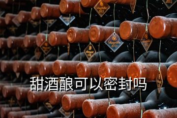 甜酒釀可以密封嗎