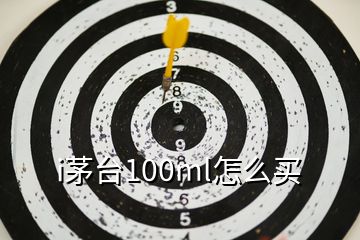 i茅臺100ml怎么買