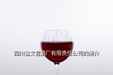 四川省文君酒廠有限責(zé)任公司的簡(jiǎn)介