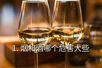 1. 煙和酒哪個(gè)危害大些