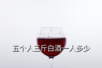 五個(gè)人三斤白酒一人多少