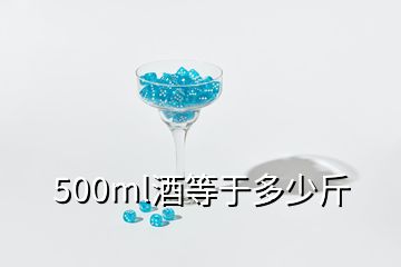 500ml酒等于多少斤