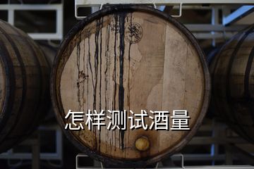 怎樣測試酒量