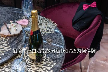 招商中證白酒指數(shù)分級161725為何停牌