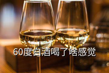 60度白酒喝了啥感覺