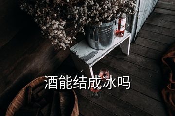 酒能結(jié)成冰嗎