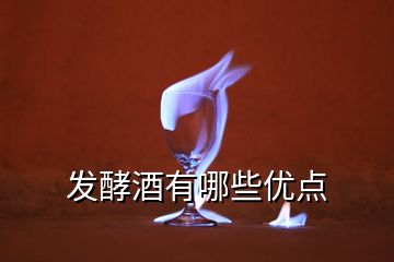 發(fā)酵酒有哪些優(yōu)點