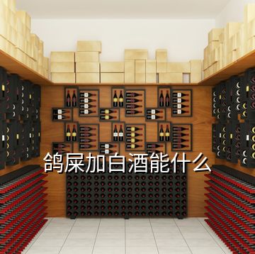 鴿屎加白酒能什么