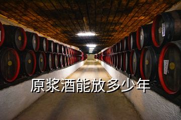 原漿酒能放多少年