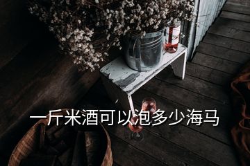 一斤米酒可以泡多少海馬