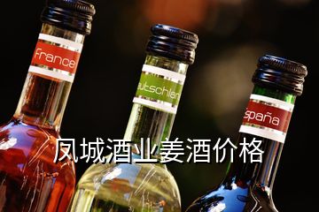 鳳城酒業(yè)姜酒價格