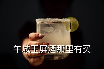 午城玉屏酒那里有買