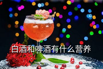 白酒和啤酒有什么營養(yǎng)