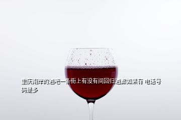 重慶南岸的酒吧一條街上有沒有間回歸酒廊如果有 電話號碼是多