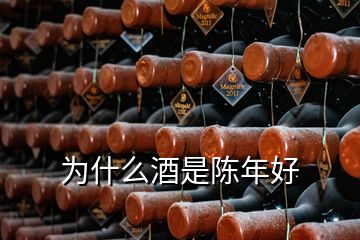 為什么酒是陳年好