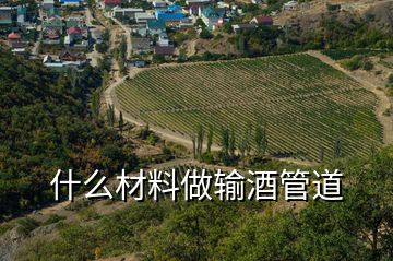 什么材料做輸酒管道