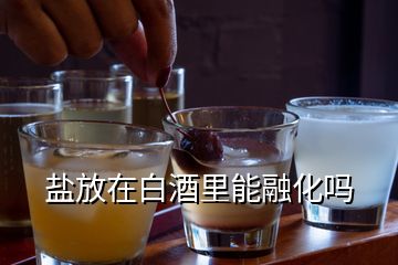 鹽放在白酒里能融化嗎