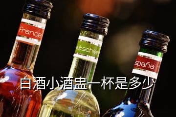 白酒小酒盅一杯是多少