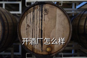 開酒廠怎么樣