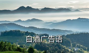 白酒廣告語(yǔ)